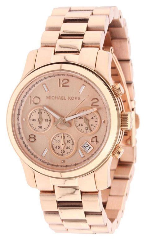 michael kors uhr leder gold|michael kors rose gold.